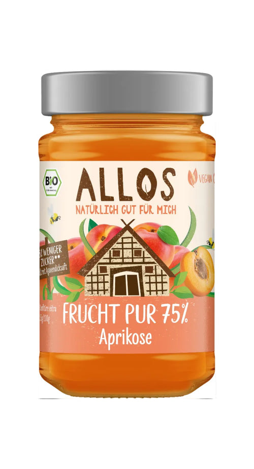 Allos Frucht Pur 75% Aprikose