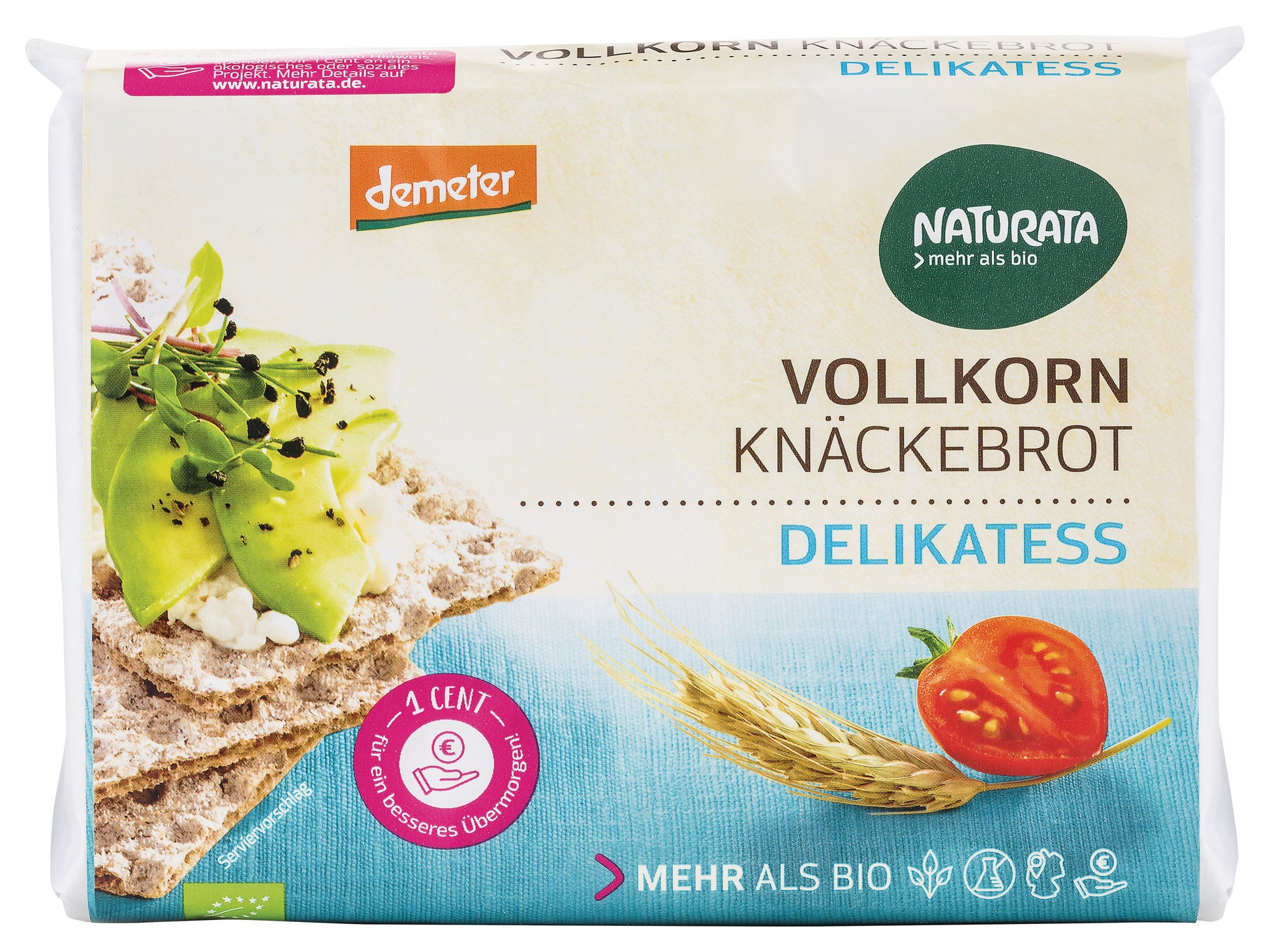 Naturata Delikatess Vollkorn Knäckebrot