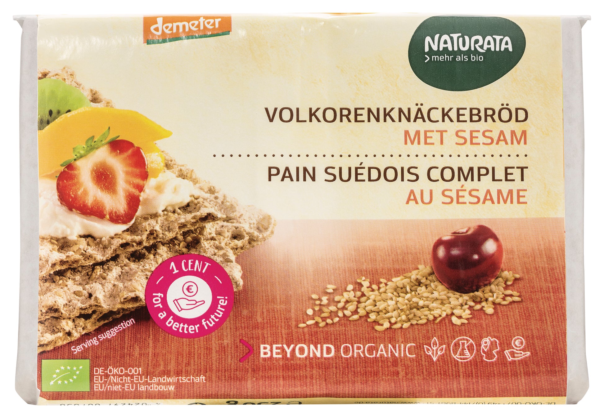 Naturata Sesam Vollkorn Knäckebrot
