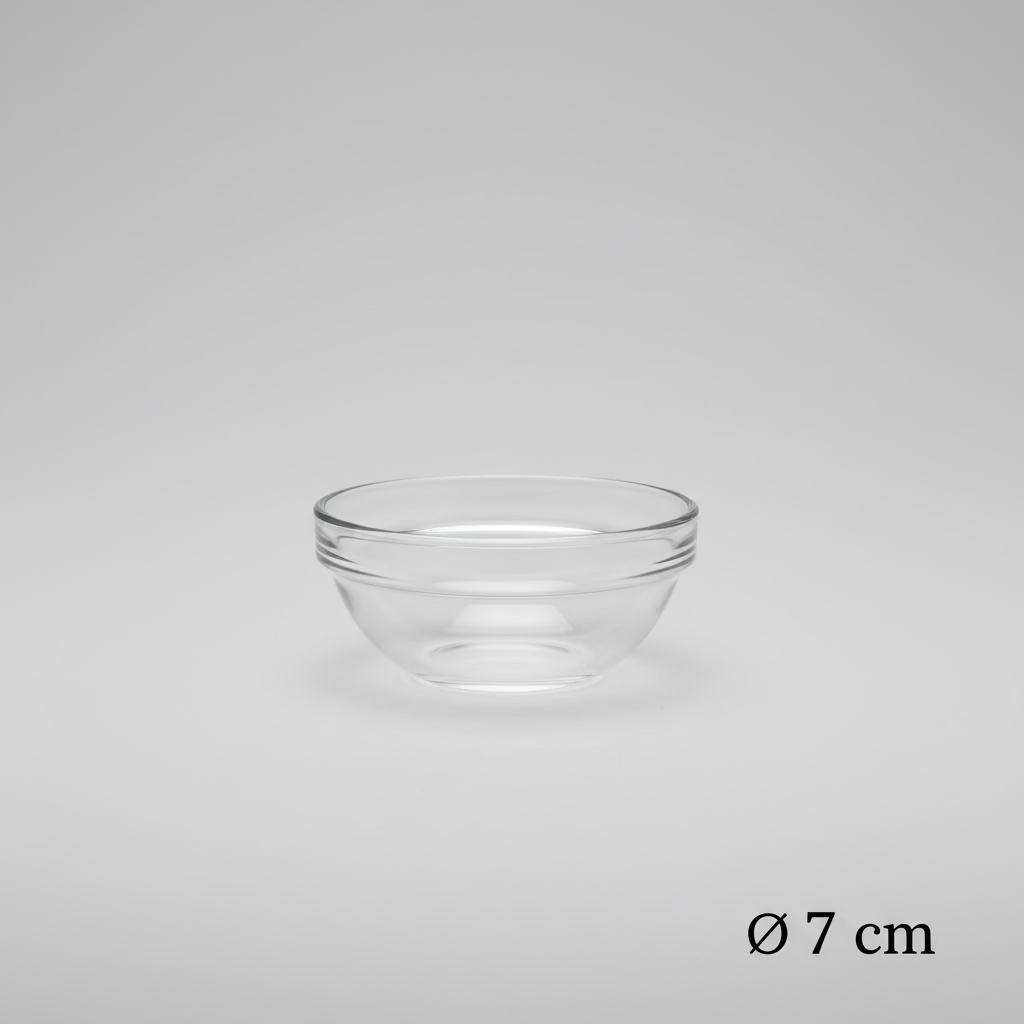 Frühstücks Glas Schale ø 7cm Empilable