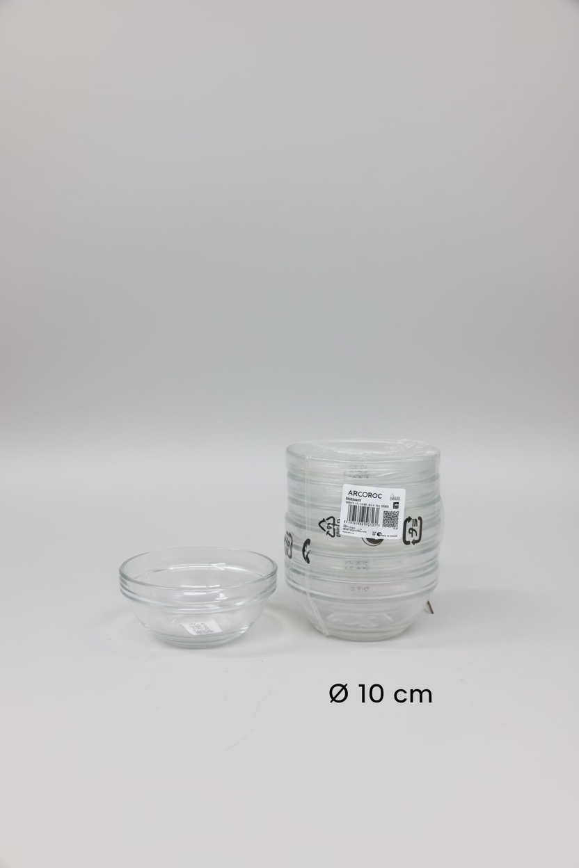 Dessert Glas Schale ø 10cm Empilable